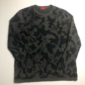 Hugo Boss Camo Sweater Cotton Viscose 